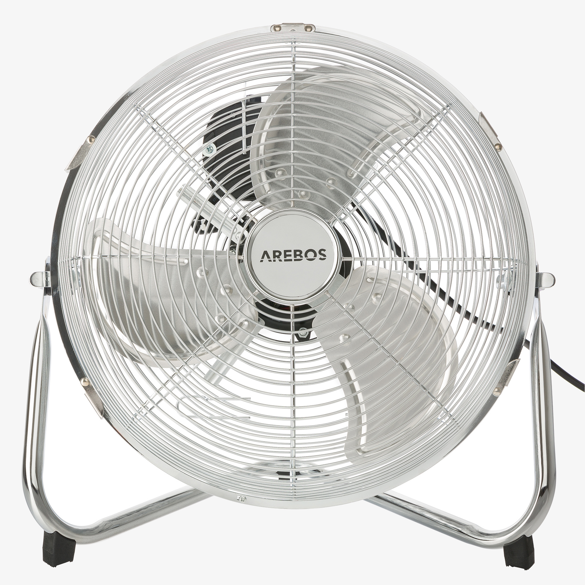 Arebos Ventilatore a pavimento per la circolazione dell'aria 12" - 55W, 3 passi, angolo di inclinazione 100°.