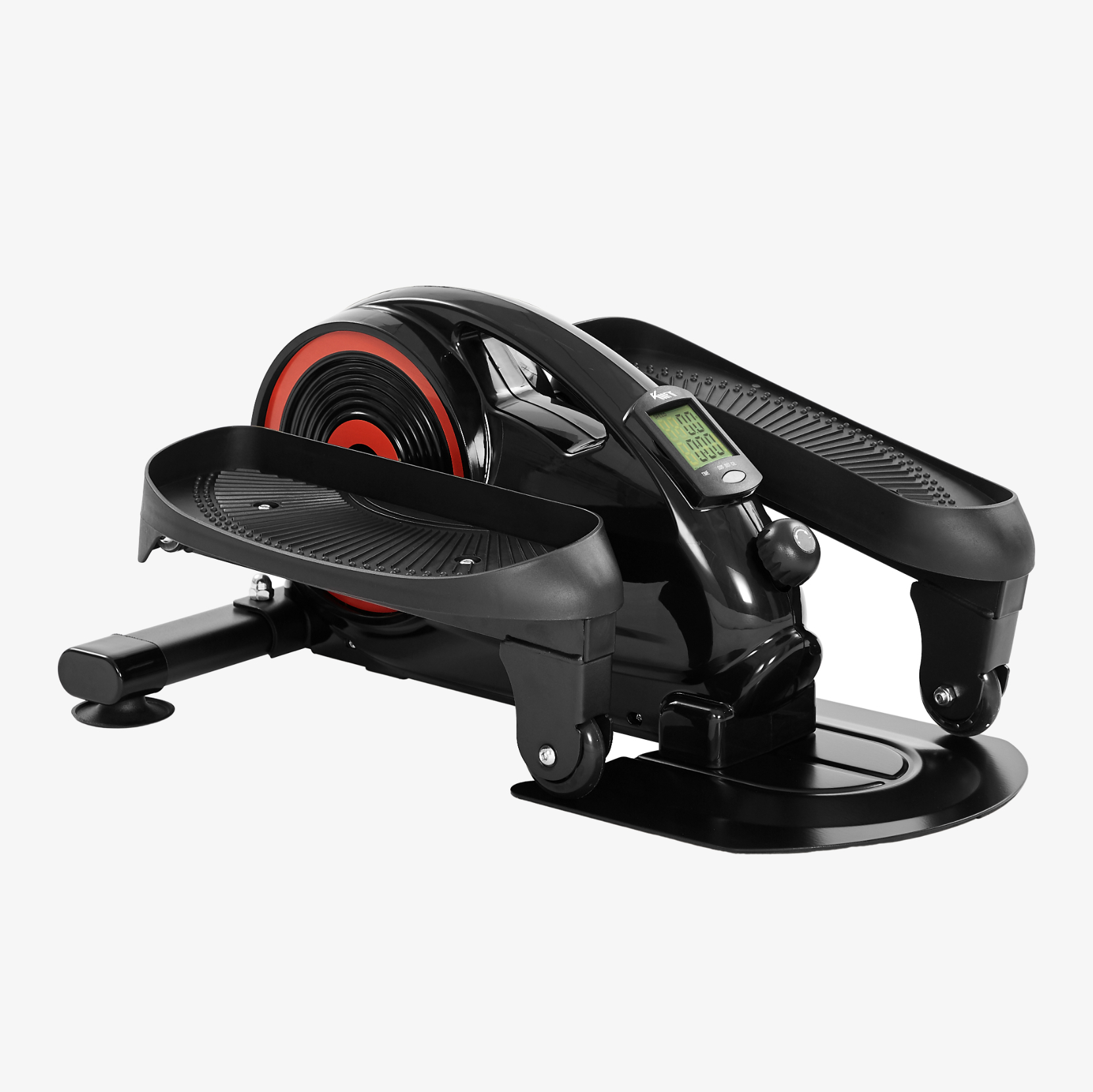 KM-FIT Beintrainer Crosstrainer Heimtrainer 2in1 Fitness Sport Ellipsentrainer mit LCD-Display & APP