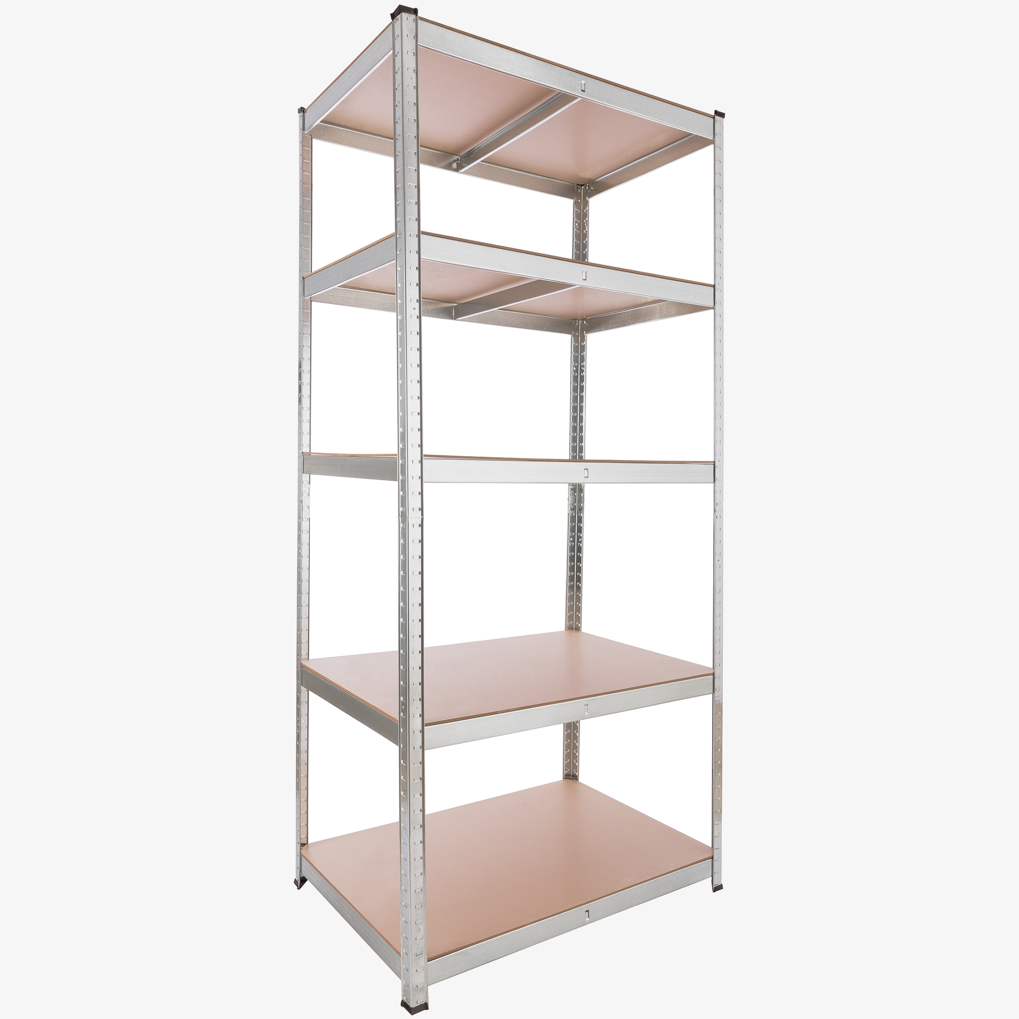 Arebos Schwerlastregal 200 x 90 x 60 cm, Lagerregal Werkstattregal - Tragkraft 875 kg - Siber