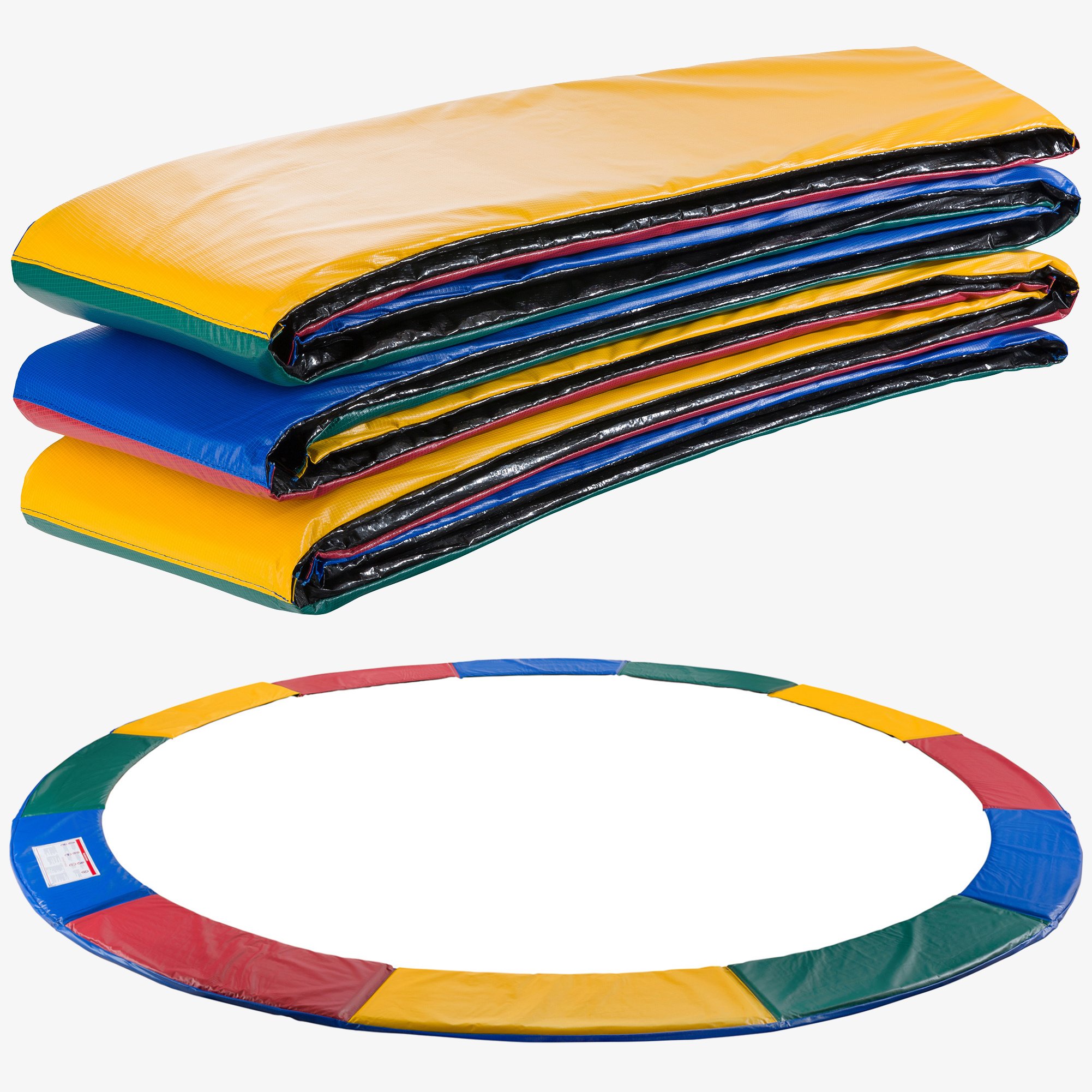 Arebos Couverture de rebord de trampoline - Ø427cm,largeur 32cm,épaisseur 20mm - compatible avec 14 pieds