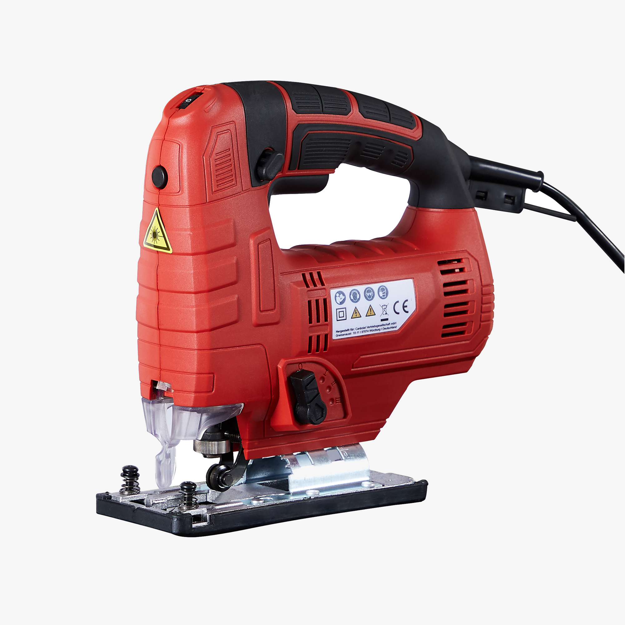 Arebos Scie sauteuse électrique professionnelle 710W - poignée ergonomique,inclinable à 45° gauche-droite
