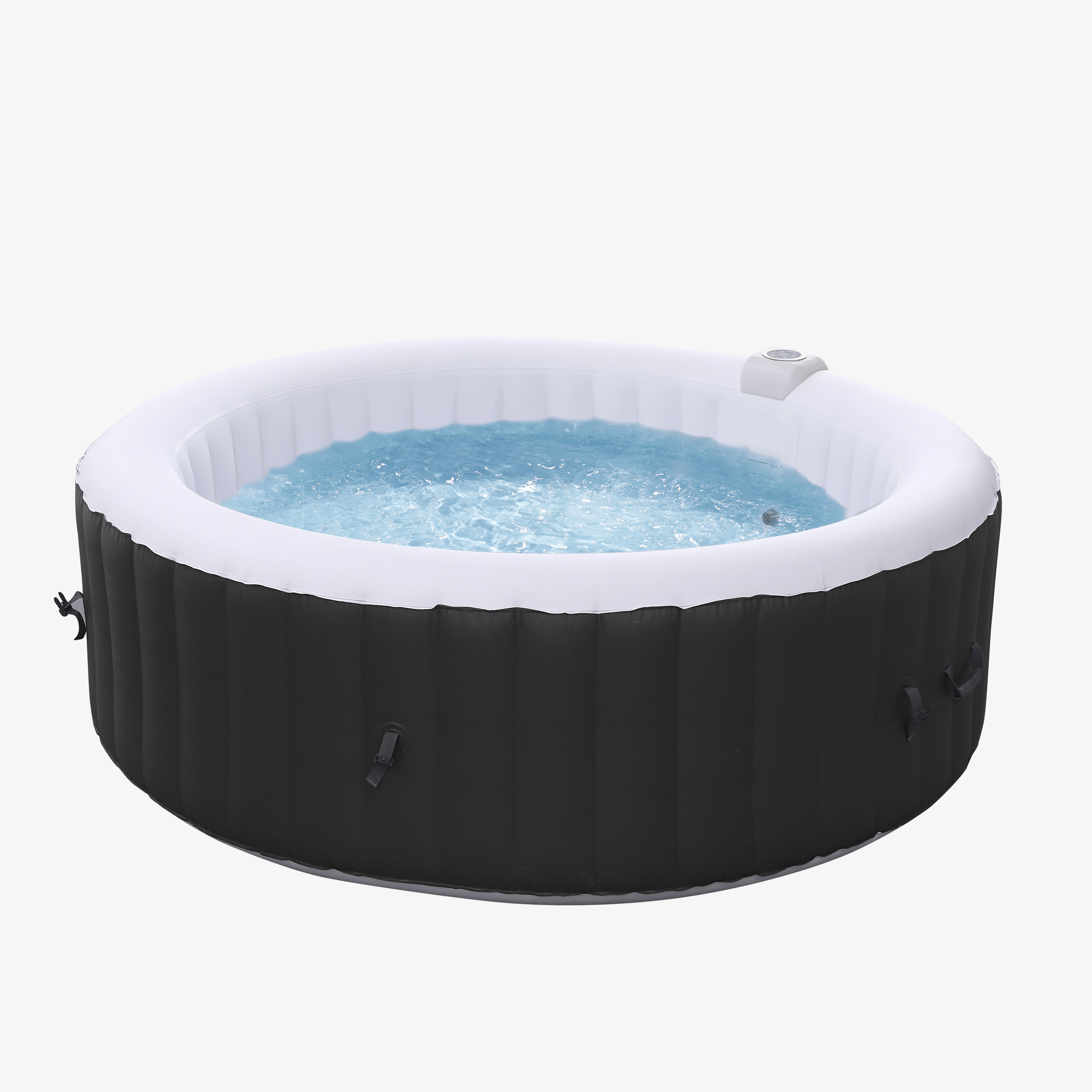 Arebos Whirlpool Roma Bubble Spa gonfiabile, da interno e da esterno, Ø208cm, Spa per 6 persone