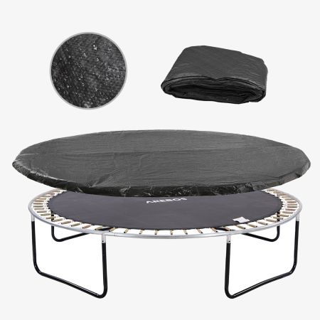 Trampolin Abdeckplane Durchmesser 244 cm, witterungsresistente Abdeckung für 8 Fuß Trampoline