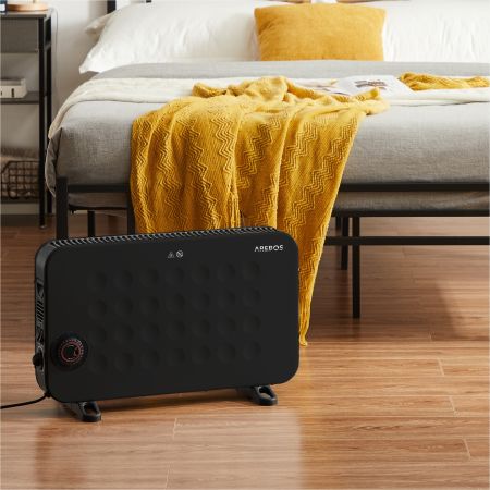 Konvektor 2000 W schwarz
