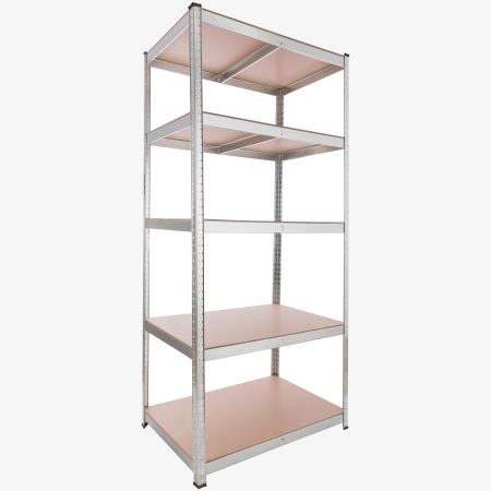 Schwerlastregal 200 x 90 x 60 cm 875 kg Silber