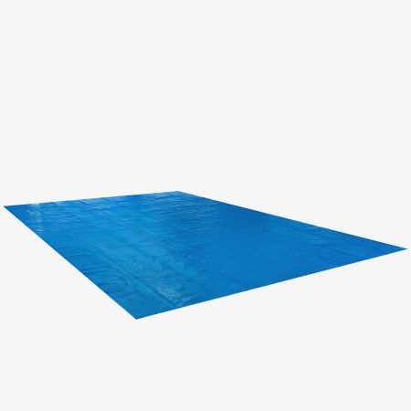 Solarfolie für Pool, Solarabdeckplane rechteckig 8x5m 120 µm, Pool Zubehör, Blau