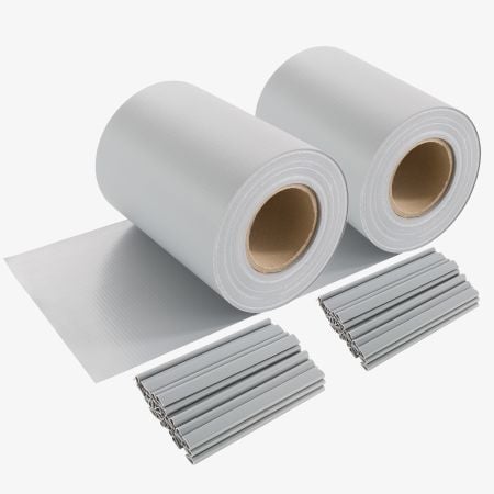 Sichtschutzrolle PVC 70m Grau